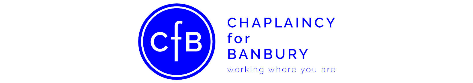 Chaplaincy for Banbury logo tagline working where you are