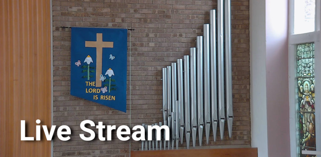 Live Stream panel showing inside of Marlborough Road church